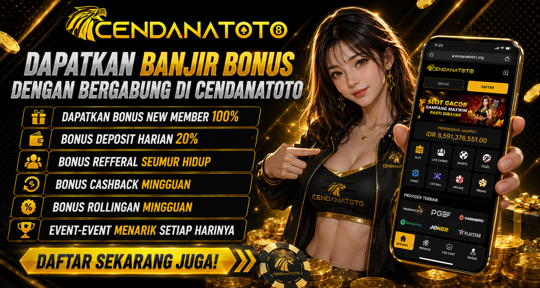 SLIDER CENDANATOTO